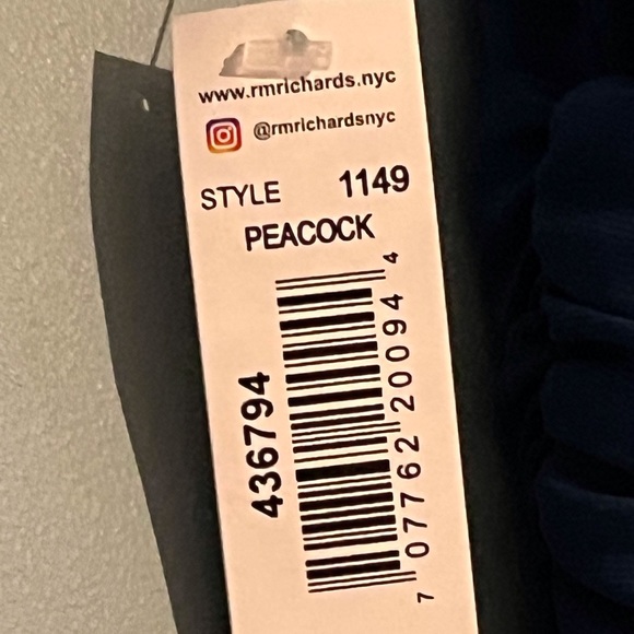 NWT R&M Richards peacock dress 👗 size 10 bnwt short sleeve - Picture 8 of 9